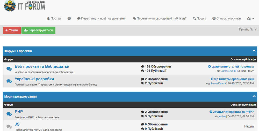IT-Forum: Аналіз IT-спільноти України